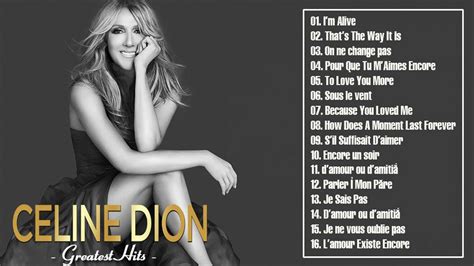 Celine Dion Greatest Hits 2018 Les Meilleurs Chansons De Celine Dion