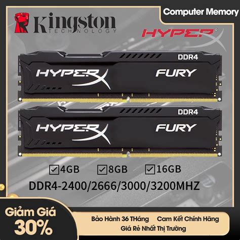 Chính Hãng RAM PC 4GB 8GB 16GB DDR4 bus 2400 2666 3200Hz Kingston