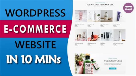 How To Create Ecommerce Website In Wordpress In 10 Minutes Virtual