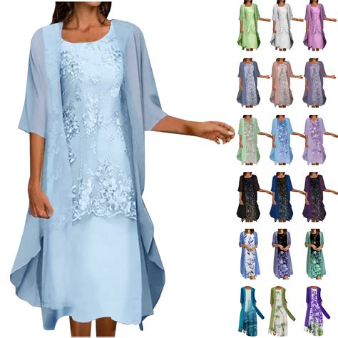 JURANMO 2 Pieces Mother of The Bride Dresses with Jackets Plus Size