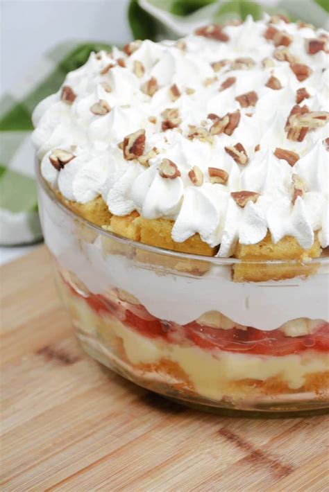 Southern Strawberry Punch Bowl Cake Cheekykitchen