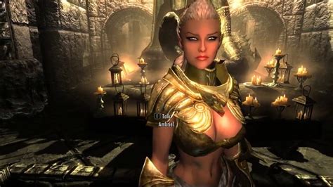 Sexified Skyrim Wenches Gone Wild Part 92 Ambriel In Action Youtube