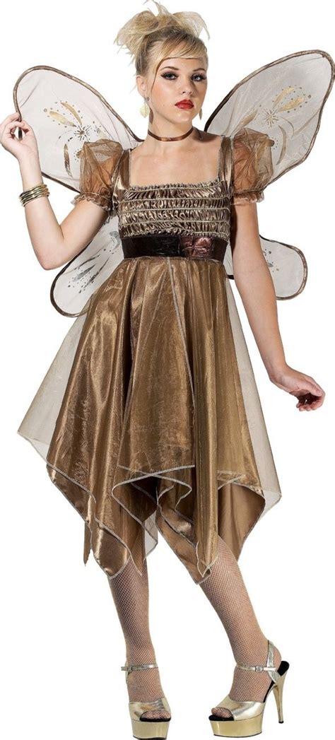 Metallic Copper Fairy Costume Fairy Costumes Adult Fairy Costume