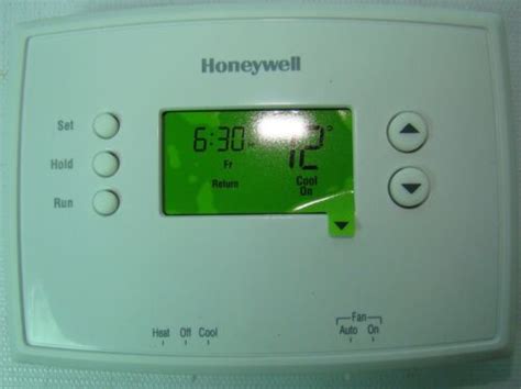 Honeywell 7 Day Programmable Thermostat Rth2510b Heating And Cooling Ebay