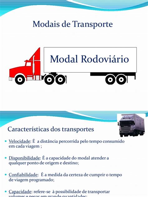 Modais De Transporte Modal Rodoviário Tractor Controlled Access