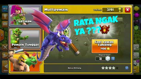 Serangan Kombinasi Naga Naga Elektro Balon Dan Full Kastil Klan Clash Of Clan Indonesia