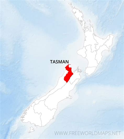 Tasman Area Map