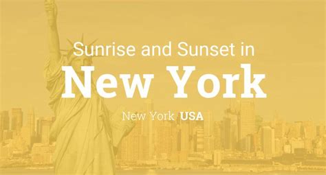 Sunrise and sunset times in New York | Sunrise sunset, Sunrise, Sunset