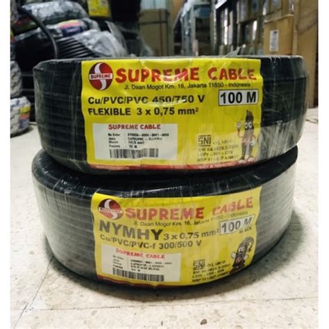 Jual Kabel Serabut Nyyhy Supreme X Mm Panjang Meter Shopee