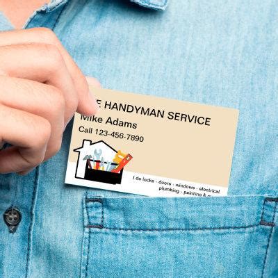 Handyman Business Cards – Card Bee