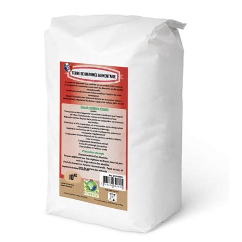 Terre Diatom E Alimentaire Blanche Sac Kg Poulailler Direct