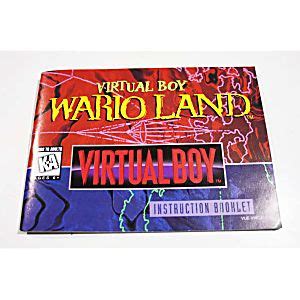 Manual - Wario Land - Virtual Boy