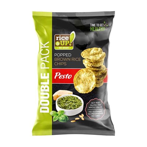 Buy Wholegrain Brown Rice Chips Pesto G Online In Uae Talabat Uae