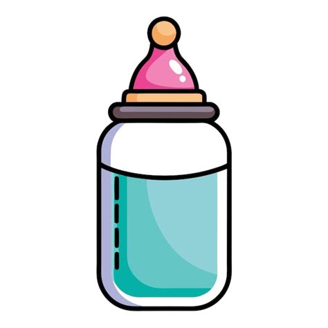 Baby Milk Bottle Clipart Vector Art And Illustration Premium AI