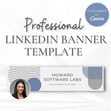 A Professional Linkedin Banner Template For Software Labs