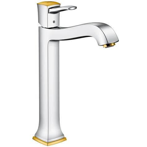 Hansgrohe Metropol Classic Chromegold Optic Basin Mixer Tap 260 With