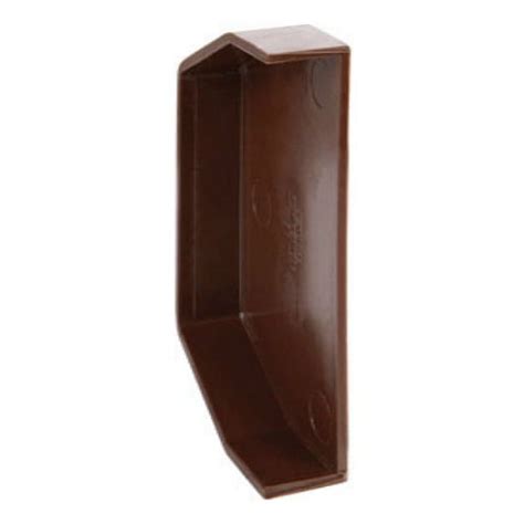 GENOVA RB101 Gutter End Cap Vinyl Brown 2 1 2 In L For 5 In Raingo