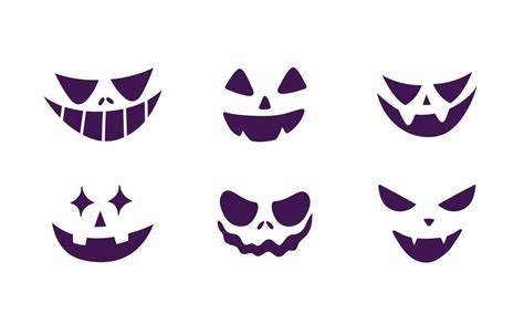 Scary Halloween Spooky Pumpkin Faces Creepy Halloween Jack O Lantern