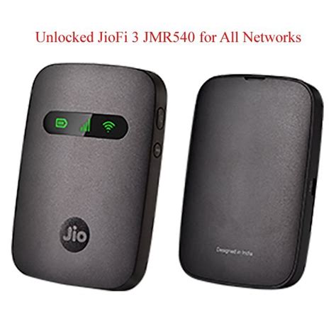 Jiofi 3 Jmr540 All Sim Support Wifi Hotspot Router Unlocked Airtel 4g