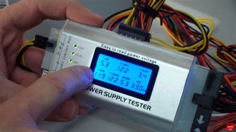 Pc Atx Netzteil Testen Mit Multimeter Oder Netzteiltester Test Von