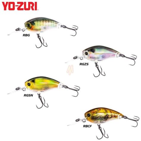 LEURRE FLOTTANT YO ZURI 3DR MID CRANK 5CM Megapeche