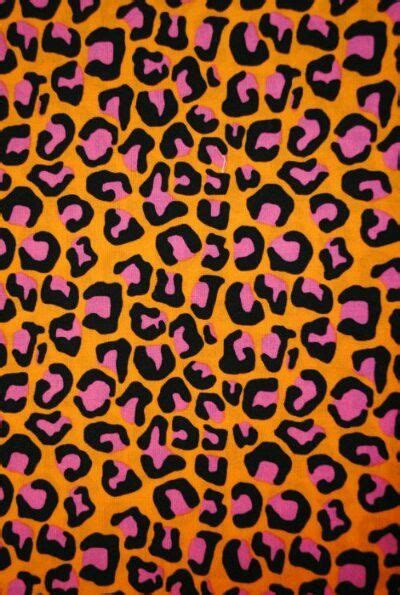 Orange And Pink Leopard Pattern Leopard Print Wallpaper Leopard