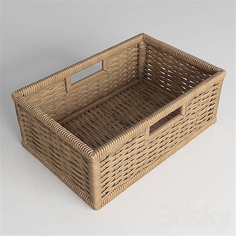 Wicker Basket Other Decorative Objects D Model