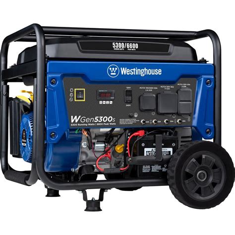 Westinghouse Wgen S Watt Gas Powered Portable Generator