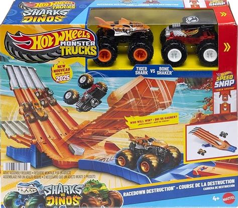 HOT WHEELS MONSTER TRUCK Wyścig z demolką zestaw torów autka Cena Opinie