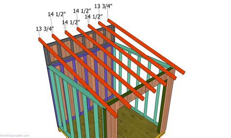 Fitting The Rafters 88 Shed HowToSpecialist How To Build Step