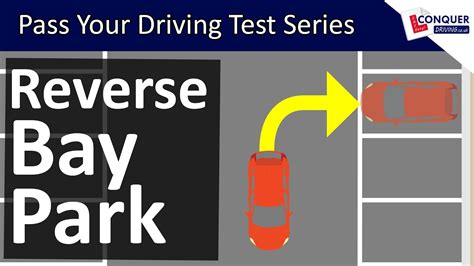 Reverse Bay Parking Using The Mirrors For Reference Points Driving Test Manoeuvre Youtube