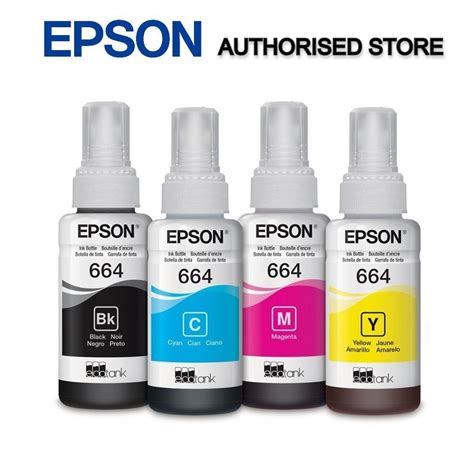 Jual Tinta Epson 664 Black Cyan Magenta Yellow Original Indonesiashopee Indonesia