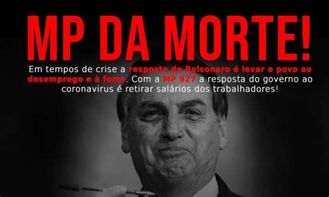 Vitória Parcial Bolsonaro Revoga Artigo 18 Da Mp 927 Que Suspendia