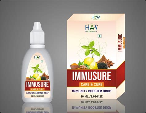 Has Herbal Immusure Drop At Rs Bottle Allopathic Immunity Booster