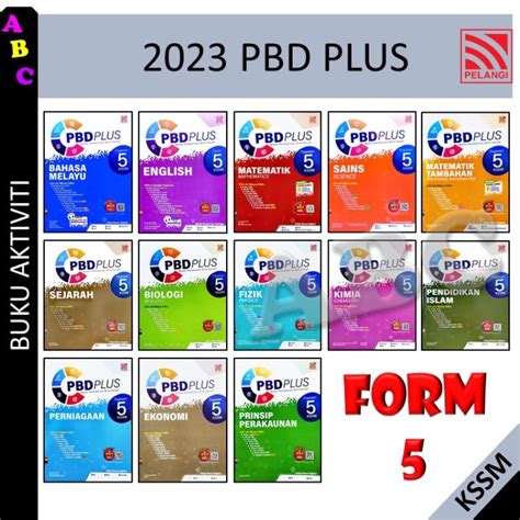 2023 BUKU AKTIVITI PBD PLUS TINGKATAN 5 KSSM FORM 5 BUKU KERJA