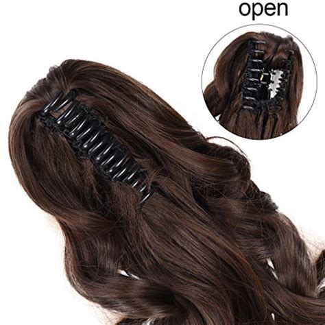 Seikea Claw Clip In Ponytail Extension Long Curly Wavy Pony Tail Hair