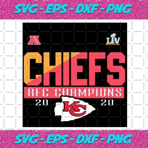 Kansas City Chiefs Afc Champions Svg Sport Svg Kansas City Chiefs