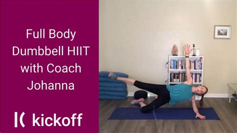 Full Body Dumbbell Hiit With Coach Johanna Youtube