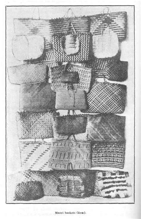 Maori baskets (kete) | NZETC in 2023 | Flax weaving, Maori patterns, Diy weaving