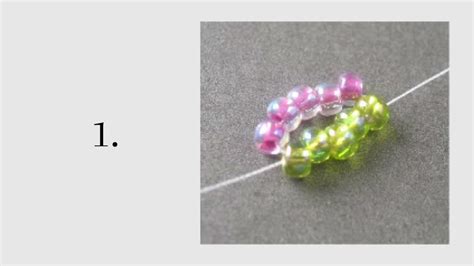 Beading Tutorials Spiral Rope Seed Bead Pattern FeltMagnet