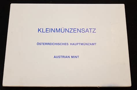 Österreich 1984 Kleinmünzensatz 2 Groschen 20 Schilling PP MA Shops