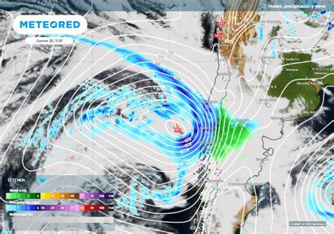 Así va a llover en Chile los próximos días este es el pronóstico de