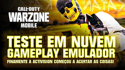 WARZONE MOBILE VAZOU TESTE EM NUVEM E EMULADOR CALL OF DUTY