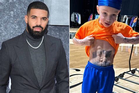 Drake Calls Son Adonis, 6, a 'Shredder' as He Shows Off His Stomach and ...