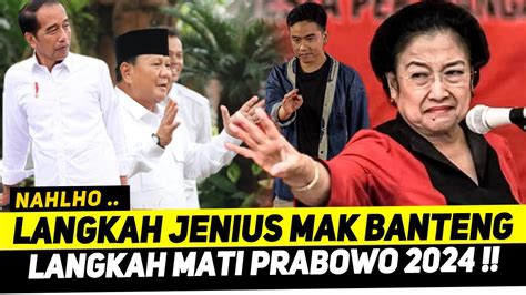 LANGKAH CANTIK MEGA PELUANG CAWAPRES GIBRAN TERTUTUP PRABOWO MUMET