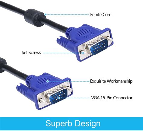 VGA to VGA Cabel 1.5 Meter - Royal Computer Solution