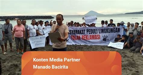 Nelayan Dan Warga Tegas Tolak Reklamasi Pantai Karangria Manado