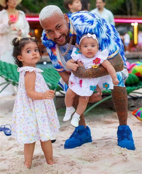 Neymar Jr with his daughter & goddaughter 😍🤍 i 2024