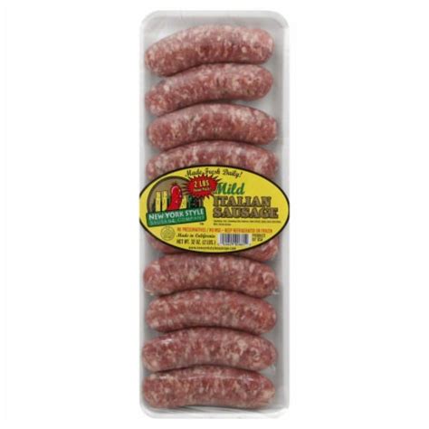 New York Style Sausage Company™ Mild Italian Sausage 32 Oz Kroger