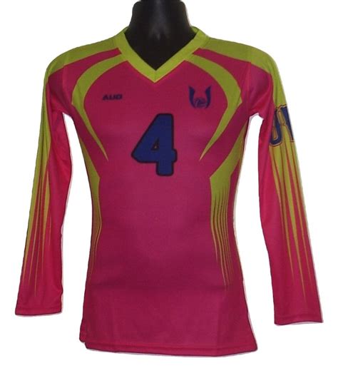 Sublimated Volleyball Long Sleeve Jerseys - sublimatedsportsuniforms.net